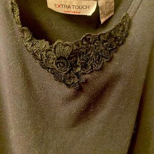 Black tank, stretchy camisole